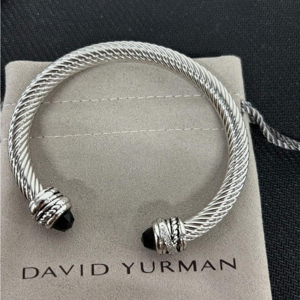 David Yurman Silver Cable-Twist Bracelet - Picture 5 of 5